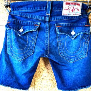 トゥルーレリジョン(True Religion)のTRUE RELIGION    BILLY 🇺🇸USA製カットオフデニム(ショートパンツ)