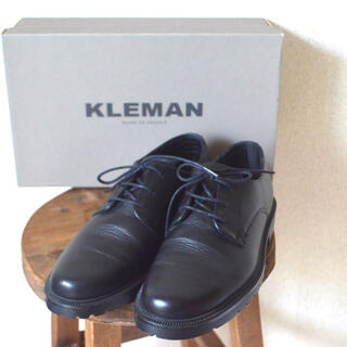 クレマン　KLEMAN DANON  NOIR 37 プレーントゥーシューズ(ローファー/革靴)