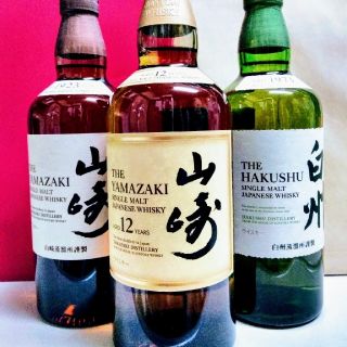 サントリー(サントリー)の山崎１２年&山崎NV&白州NV    ３セット(その他)