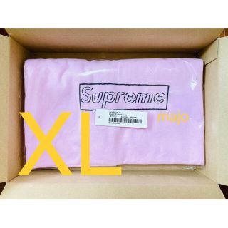 シュプリーム(Supreme)のSupreme Kaws Chalk Logo Tee XL Pink(Tシャツ/カットソー(半袖/袖なし))
