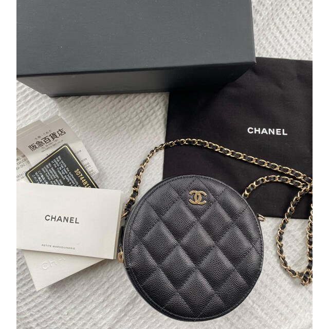 シャネル　CHANEL  ラウンドファスナー　ショルダーバッグ⭐︎バッグ