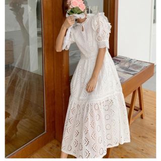 birthdaybash FLOWER LACE DRESS(ロングワンピース/マキシワンピース)