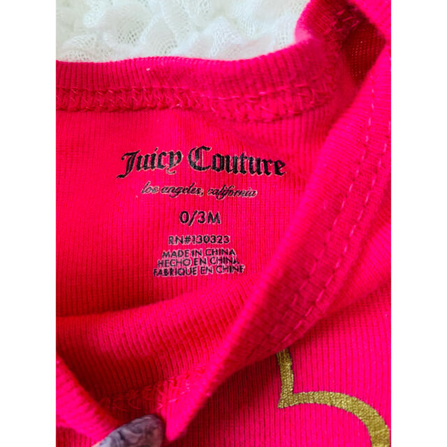 Juicy Couture(ジューシークチュール)のJuicy Couture 半袖でロンパース  キッズ/ベビー/マタニティのベビー服(~85cm)(ロンパース)の商品写真