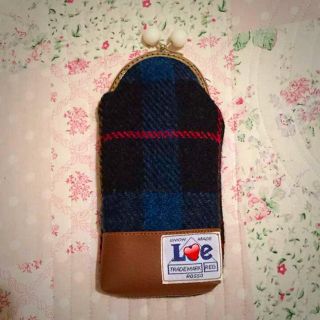 ハリスツイード(Harris Tweed)の確認用！ハリスツイード♡がま口 ペンケース(ポーチ)