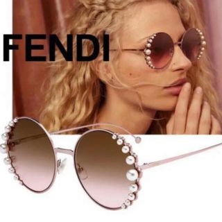 フェンディ(FENDI)のfendi♡メタリックピンクサングラス(サングラス/メガネ)