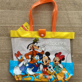 ディズニー(Disney)のプールバック　水泳　ビニールバック　ミッキーマウス(トートバッグ)