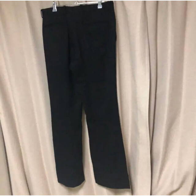 JOHN LAWRENCE SULLIVAN(ジョンローレンスサリバン)の19AW LITTLEBIG Flannel Flare Trousers 黒 メンズのパンツ(スラックス)の商品写真