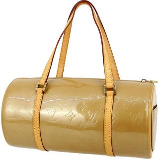 ルイヴィトン(LOUIS VUITTON)のルイヴィトン LOUIS VUITTON ベッドフォード ハンドバッグ モノグラムヴェルニ エナメルレザー ソフトベージュ レディース 美品 8550(ハンドバッグ)