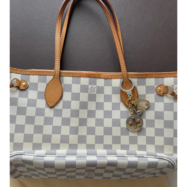 LOUIS VUITTON - LOUIS VUITTON ダミエ アズール ネヴァーフルpm