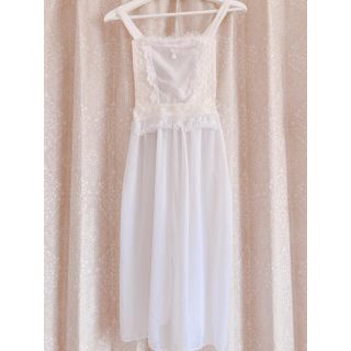 　 ҈ฺ Handmade sheer apron(ひざ丈ワンピース)