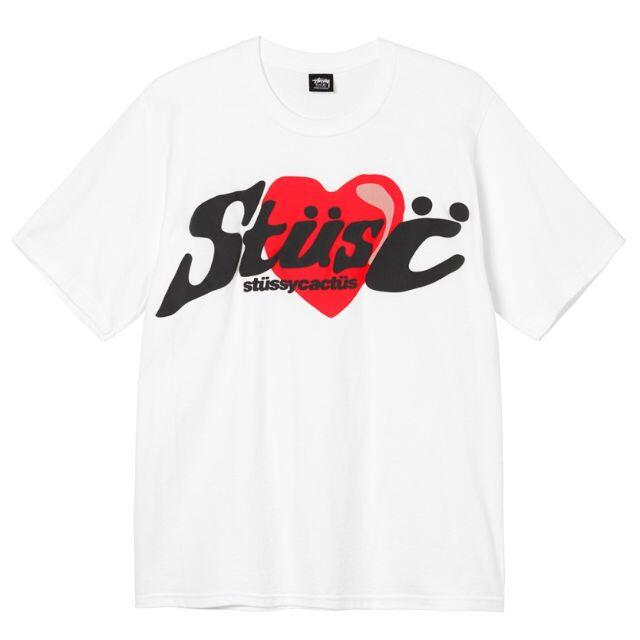 WHITE L 21SS CPFM & STUSSY HEART TEEトップス