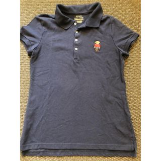 ポロラルフローレン(POLO RALPH LAUREN)のラルフローレン ポロシャツ 紺 150 160 S 夏 制服(Tシャツ/カットソー)