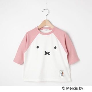 サンカンシオン(3can4on)の新品☆ サンカンシオン（キッズ）ミッフィー フェイス ラグランTシャツ（１１０）(Tシャツ/カットソー)