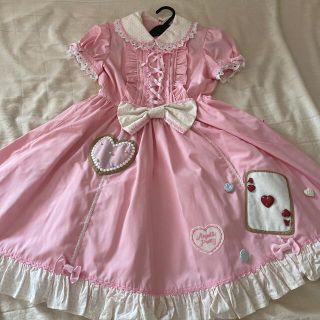 アンジェリックプリティー(Angelic Pretty)のアソートCookieワンピース　ピンク(ひざ丈ワンピース)