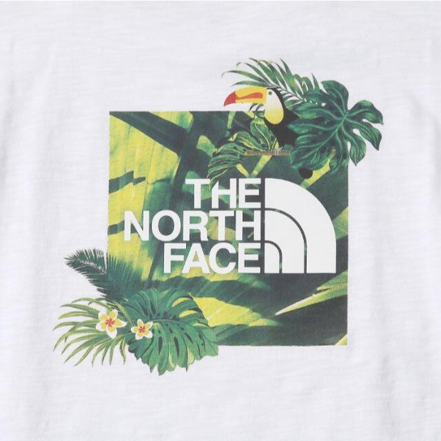 THE NORTH FACE(ザノースフェイス)のフォロー割 ✨海外 ノースフェイス Tシャツ 半袖 花柄 白/L K49B メンズのトップス(Tシャツ/カットソー(半袖/袖なし))の商品写真