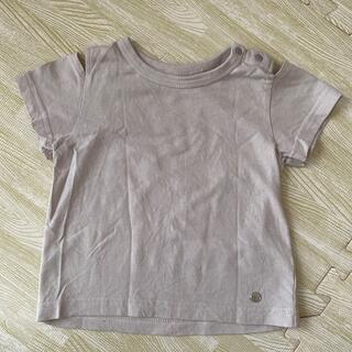 プティマイン(petit main)のpetit main プティマイン 肩スリット半袖Tシャツ 80cm(Ｔシャツ)