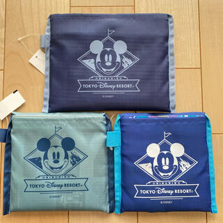 ディズニー(Disney)のディズニーリゾート　ショッピングバッグ　3種類　セット(エコバッグ)