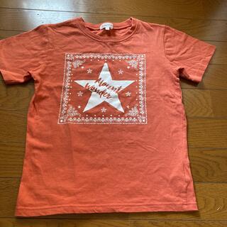 サンカンシオン(3can4on)のオレンジTシャツ　3can4on(Tシャツ/カットソー)