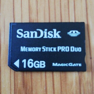サンディスク(SanDisk)のSanDisk MEMORY STICK PRO Duo 16GB(PC周辺機器)