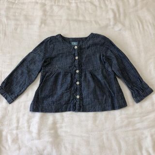 ベビーギャップ(babyGAP)のbabyGAP  ブラウス デニムシャツ 2YRS 95cm(ブラウス)