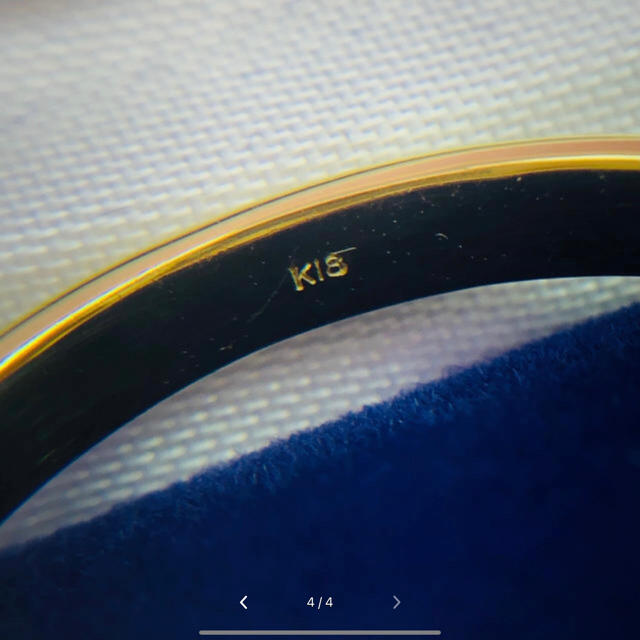 (新品) k18 甲丸リング 25号 2.5mm幅 ［33］ メンズのアクセサリー(リング(指輪))の商品写真