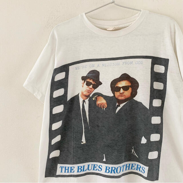 中古 激安通販 80 S ブルースブラザーズ Tシャツ L ビンテージ コメディー 映画 安い専門店 W Southern Eye Com