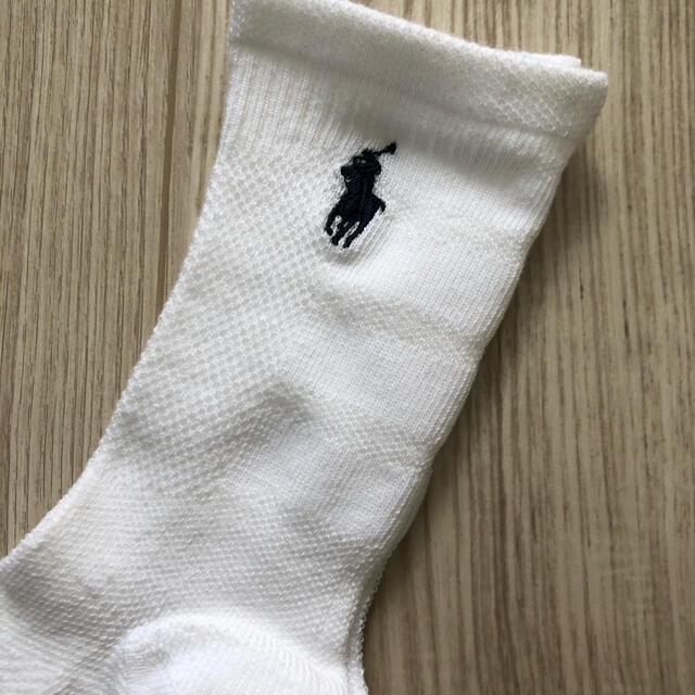 POLO RALPH LAUREN(ポロラルフローレン)のA様　専用　ラルフローレン キッズ　靴下 白　紺　16 17 18 19 キッズ/ベビー/マタニティのこども用ファッション小物(靴下/タイツ)の商品写真