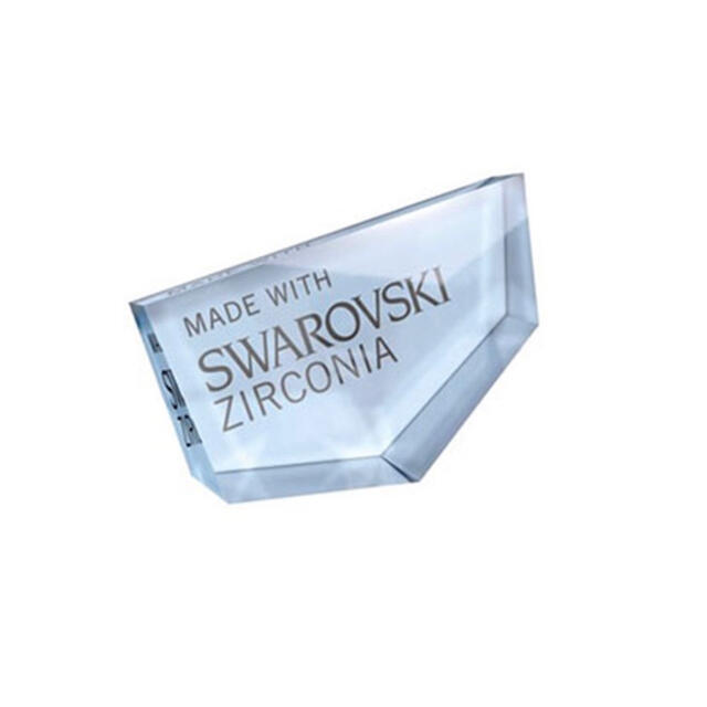 SWAROVSKI(スワロフスキー)のスターリング シルバー スワロフスキー CZ ハーフ エタニティリング *新品 レディースのアクセサリー(リング(指輪))の商品写真