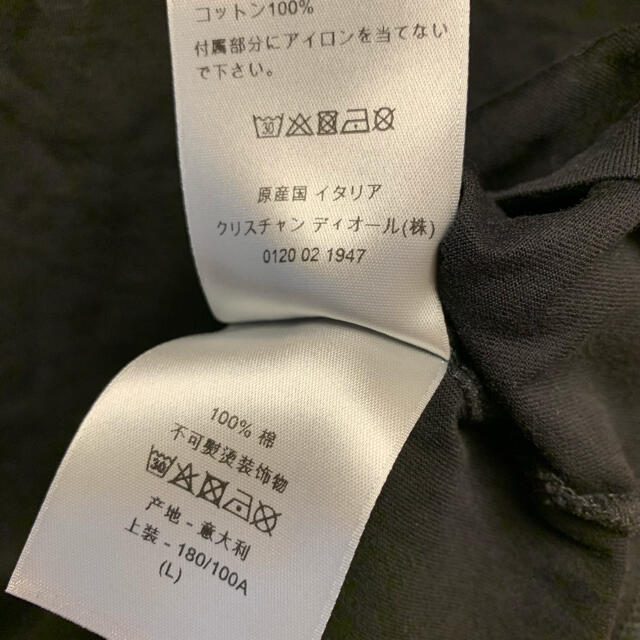 正規 20SS DIOR ディオール ステューシー ロゴ Tシャツ