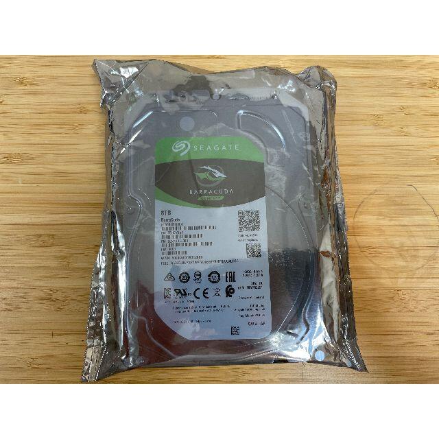 新品Seagate BarraCuda 3.5" 8TB内蔵ハードディスクHDD