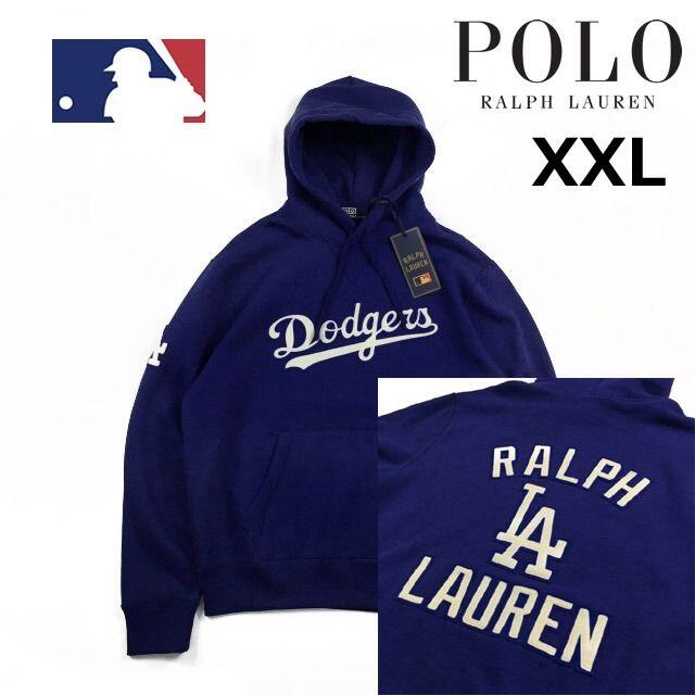 POLO RALPH LAUREN(ポロラルフローレン)のポロ ラルフローレン パーカー ドジャース(XXL)青 190131 メンズのトップス(パーカー)の商品写真