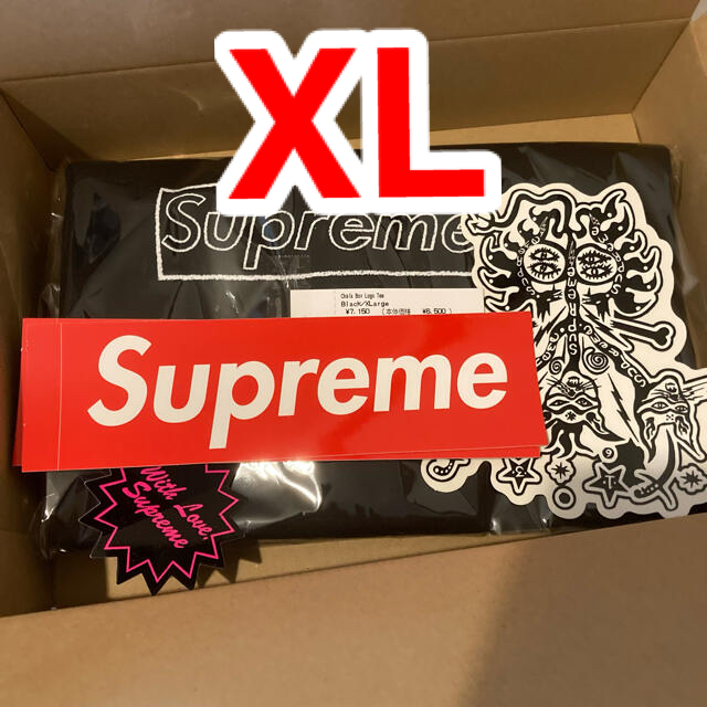 supreme kaws TEE Black XL