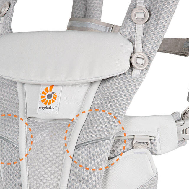 Ergobaby(エルゴベビー)のaachan様　専用　OMNI Breeze ／パールグレー　新品新発売 キッズ/ベビー/マタニティの外出/移動用品(抱っこひも/おんぶひも)の商品写真