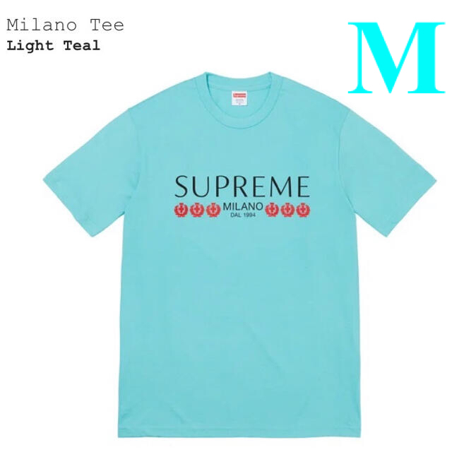 Supreme(シュプリーム)のSupreme Milano Tee Light Teal サイズM メンズのトップス(Tシャツ/カットソー(半袖/袖なし))の商品写真