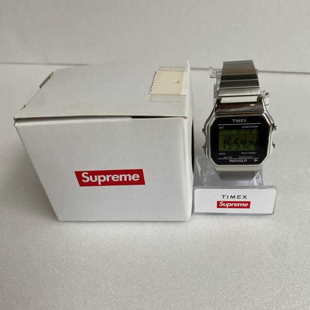 Supreme Timex Digital Watch 時計 ウォッチ シルバーメンズ - www