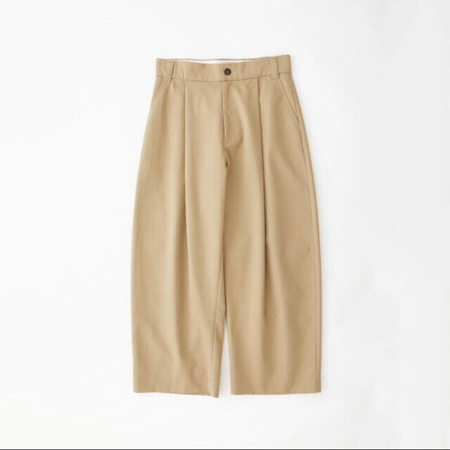 STUDIO NICHOLSON ボリュームパンツ SORTE TAN メンズ パンツ チノパン