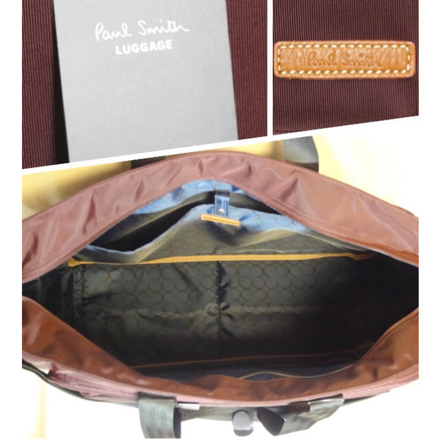 Paul Smith(ポールスミス)のたまきち様専用【新品】Paul Smith★ ナイロン×レザー ボストンバッグ メンズのバッグ(ボストンバッグ)の商品写真