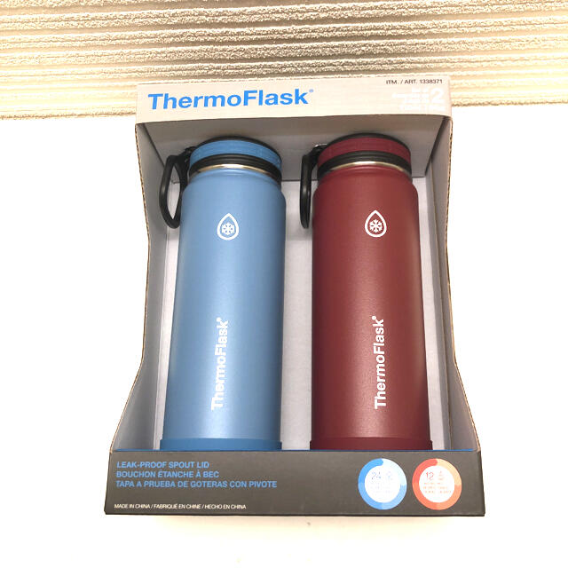 コストコ(コストコ)のTHERMOFLASK サーモフラスク 700ml 水筒 2本セット キッズ/ベビー/マタニティの授乳/お食事用品(水筒)の商品写真