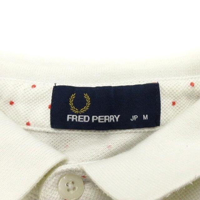 FRED PERRY(フレッドペリー)のフレッドペリー ポロシャツ チェンジカラードット ロゴ 刺繍 白 M ■SM レディースのレディース その他(その他)の商品写真