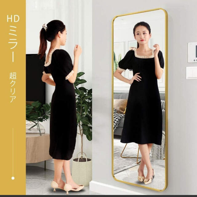 スタンドミラー 壁掛ミラー 160cm*50cm 全身鏡 姿見 玄関鏡の通販 by