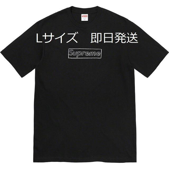 Supreme KAWS Chalk Logo Tee XLサイズ Navy