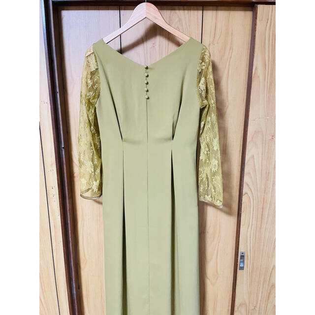 Ameri VINTAGE(アメリヴィンテージ)のAMERI LACE SLEEVE REFINED DRESS レディースのワンピース(ロングワンピース/マキシワンピース)の商品写真