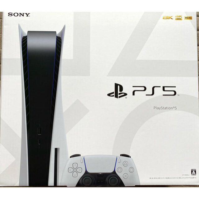 PlayStation(プレイステーション)のSONY PlayStation5 CFI-1000A01 エンタメ/ホビーのゲームソフト/ゲーム機本体(家庭用ゲーム機本体)の商品写真