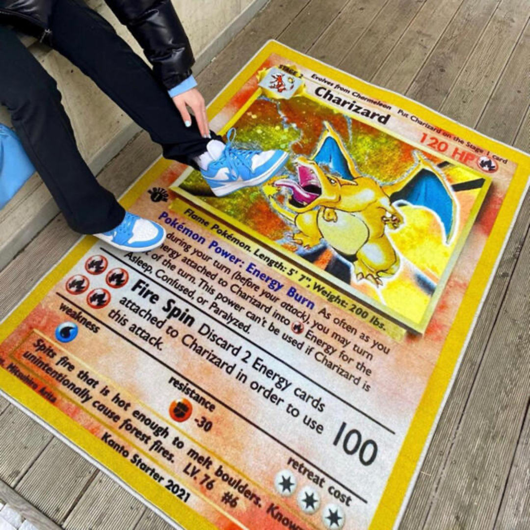 ポケモン - 【新品】リザードン 初期版 ラグマット 限定生産 ポケモン - 【新品】リザードン 初期版 ラグマット 限定生産