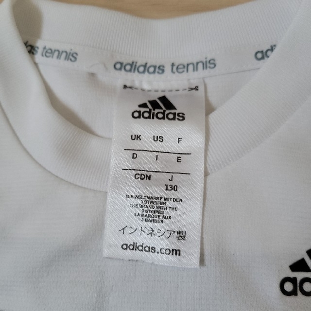 adidas(アディダス)のアディダス　Tシャツ　130cm キッズ/ベビー/マタニティのキッズ服男の子用(90cm~)(Tシャツ/カットソー)の商品写真