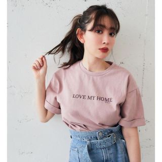 スナイデル(SNIDEL)のLove my home Tシャツ🤍(Tシャツ(半袖/袖なし))