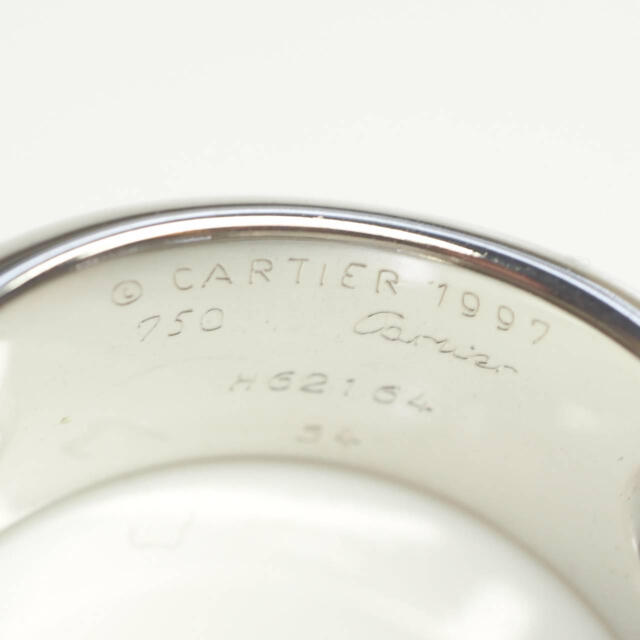 Cartier(カルティエ)のilo CartierカルティエK18WG ヌーベルバーグ 54号　750 レディースのアクセサリー(リング(指輪))の商品写真