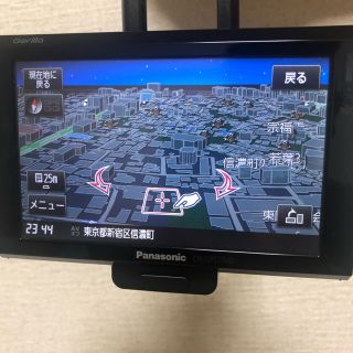 パナソニック(Panasonic)のパナソニックゴリラ　CN-GP510VD ロングアームスタンド付き(カーナビ/カーテレビ)