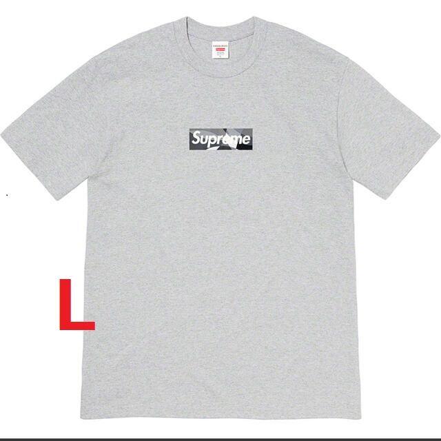 Supreme(シュプリーム)のSupreme Emilio Pucci Box Logo Tee L Grey メンズのトップス(Tシャツ/カットソー(半袖/袖なし))の商品写真