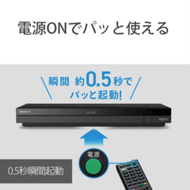 【新品未使用】SONY ブルーレイレコーダー BDZ-ZW1700 1TB スマホ/家電/カメラのテレビ/映像機器(ブルーレイレコーダー)の商品写真